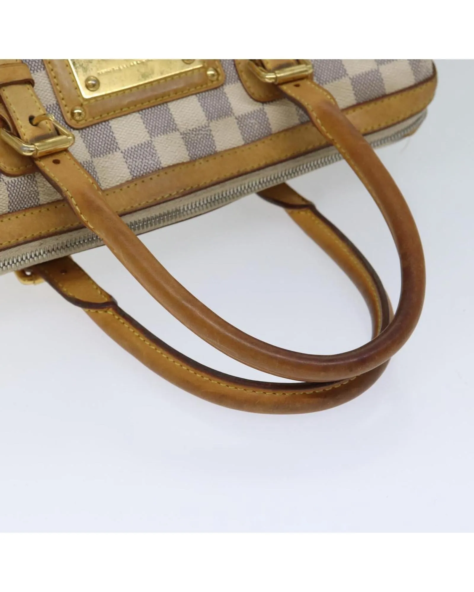 Authentic Damier Azur Hand Bag with Accessories - French Made