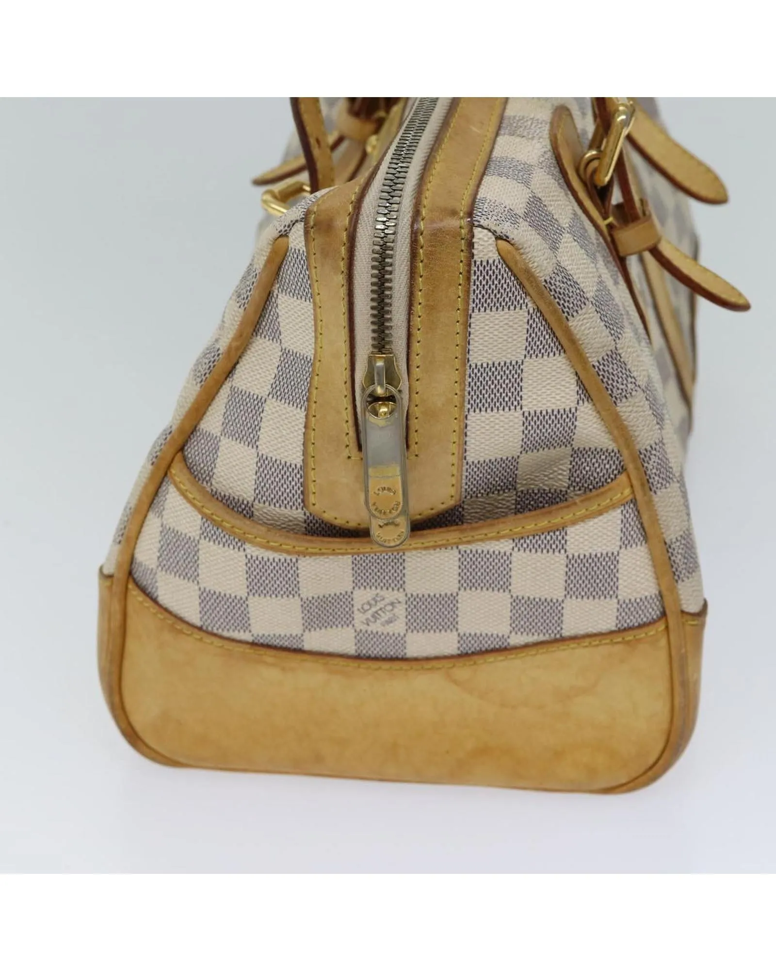 Authentic Damier Azur Hand Bag with Accessories - French Made