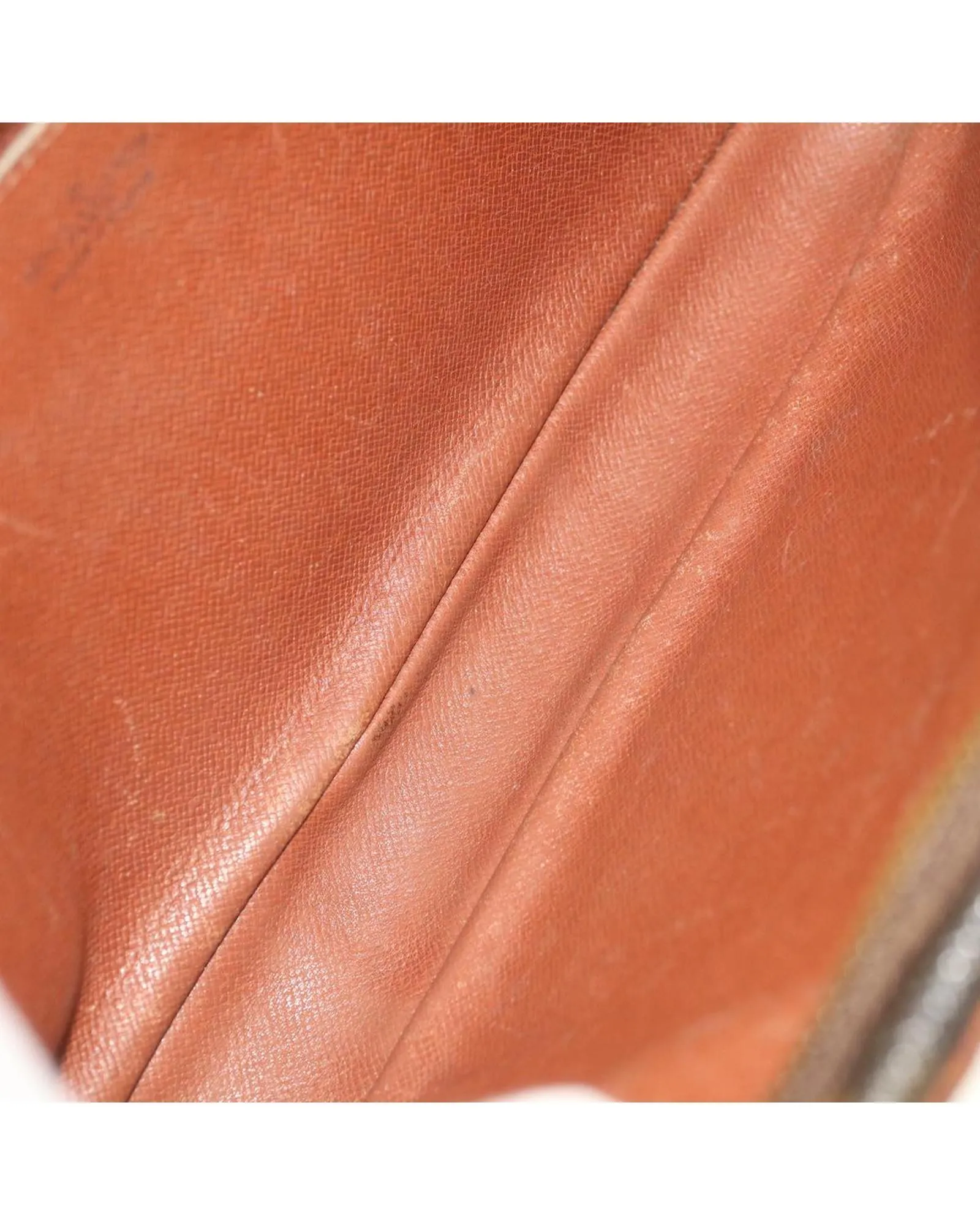 Authentic Louis Vuitton Monogram Clutch Bag with Dragonne Strap