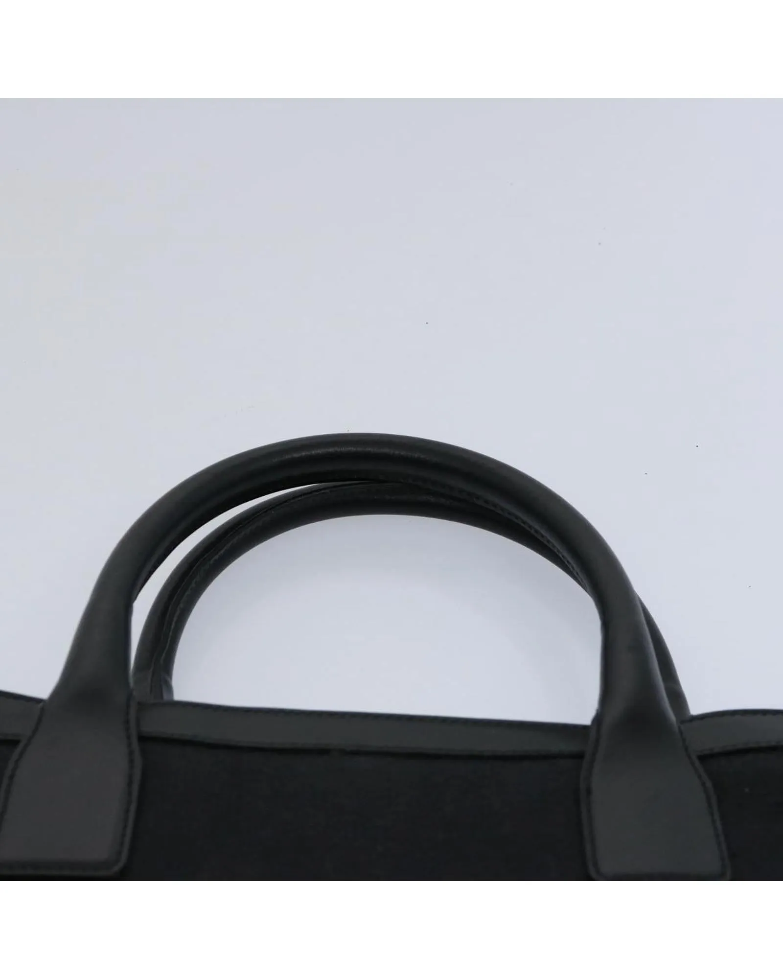 Black GG Canvas Hand Bag with Accessories and Italian Craftsmanship