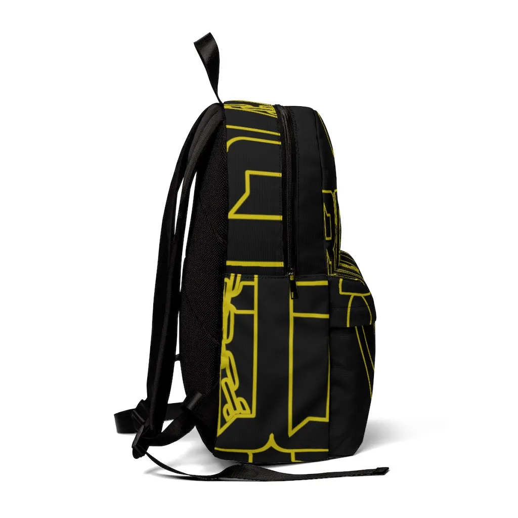 Black Logo Classic Backpack