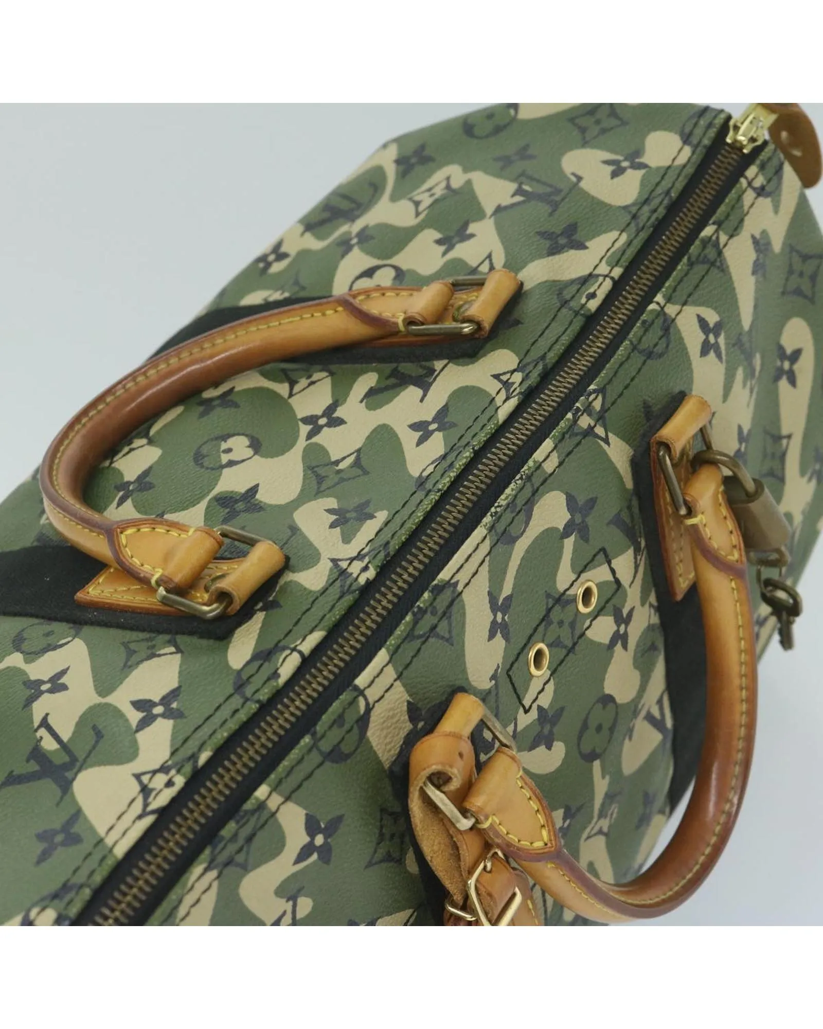 Camouflage Monogram Hand Bag with Accessories