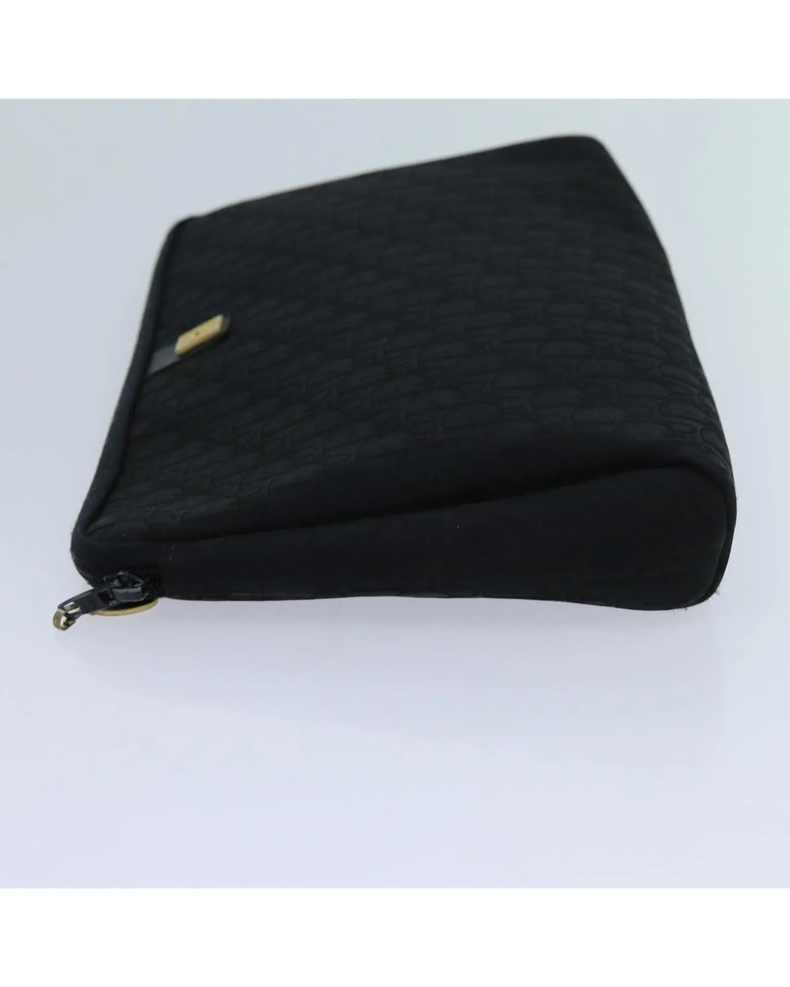 Canvas Clutch Bag in Black by Christian Dior