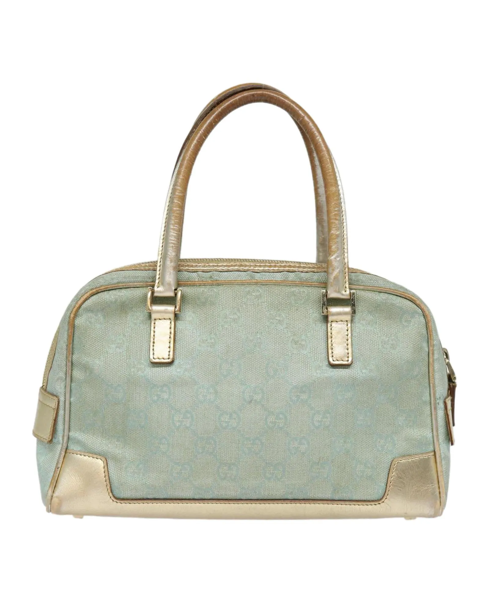 Canvas Hand Bag - Light Blue