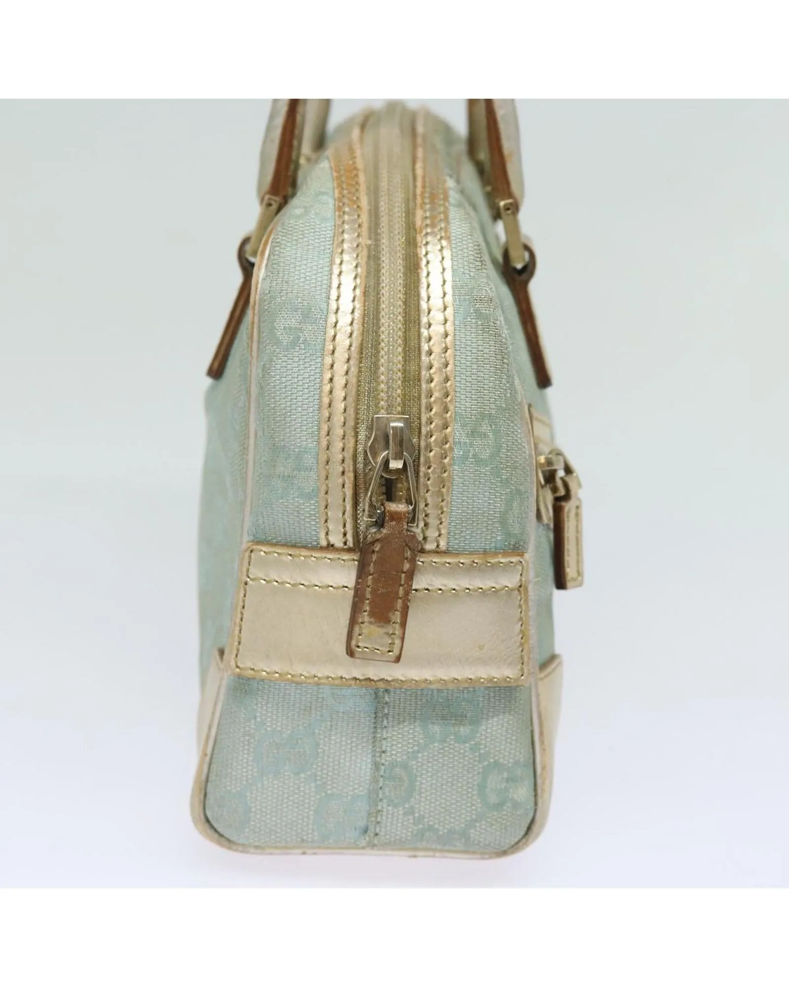 Canvas Hand Bag - Light Blue