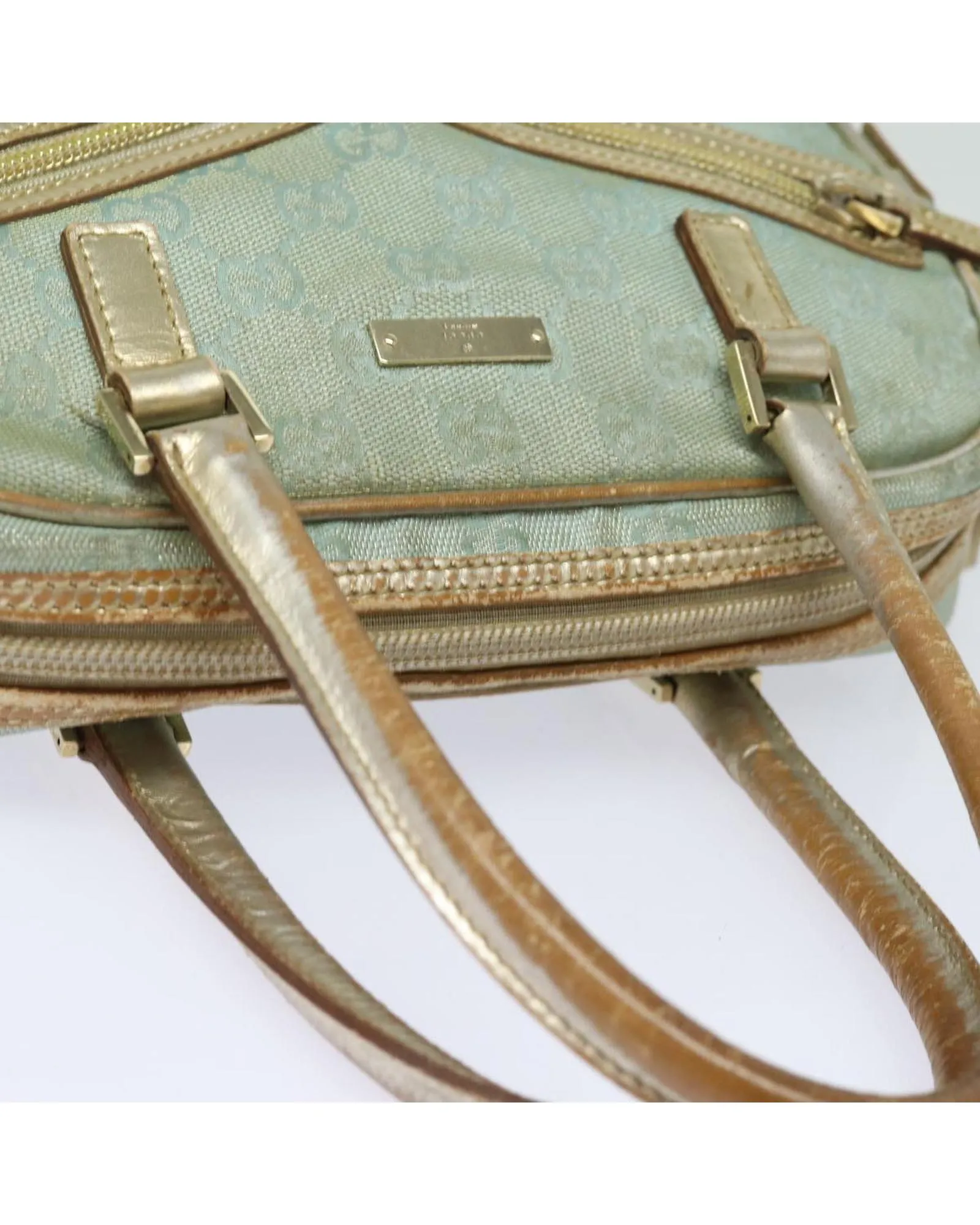 Canvas Hand Bag - Light Blue