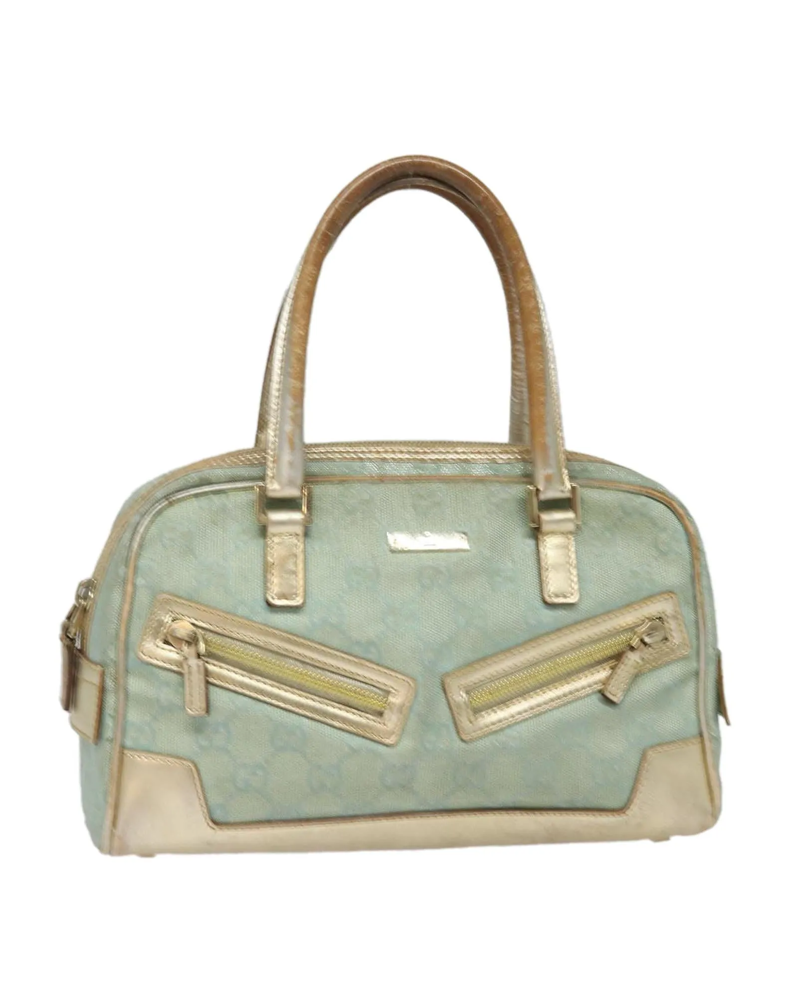 Canvas Hand Bag - Light Blue