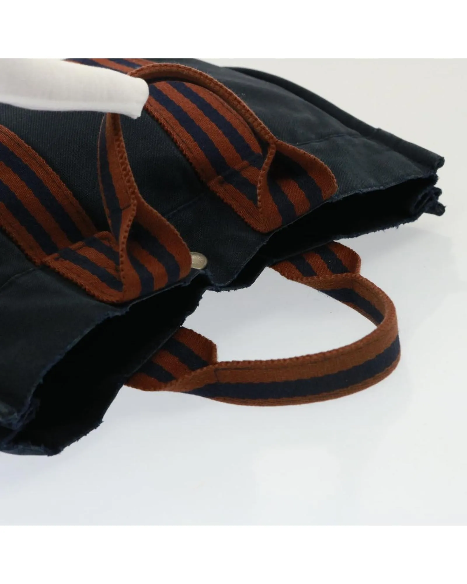 Canvas Hand Bag with Handle Drop and Multiple Pockets