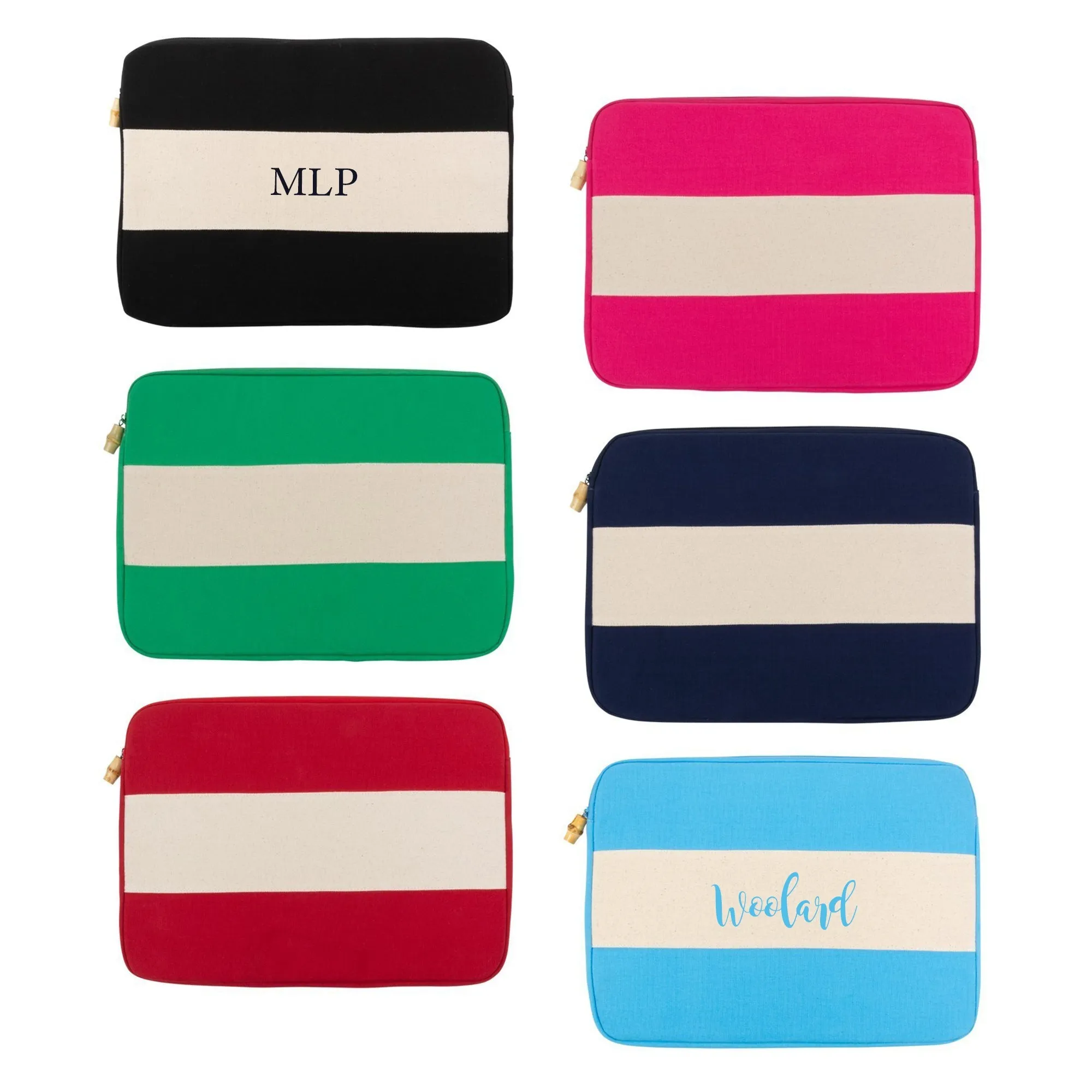 Canvas Laptop Case, Black