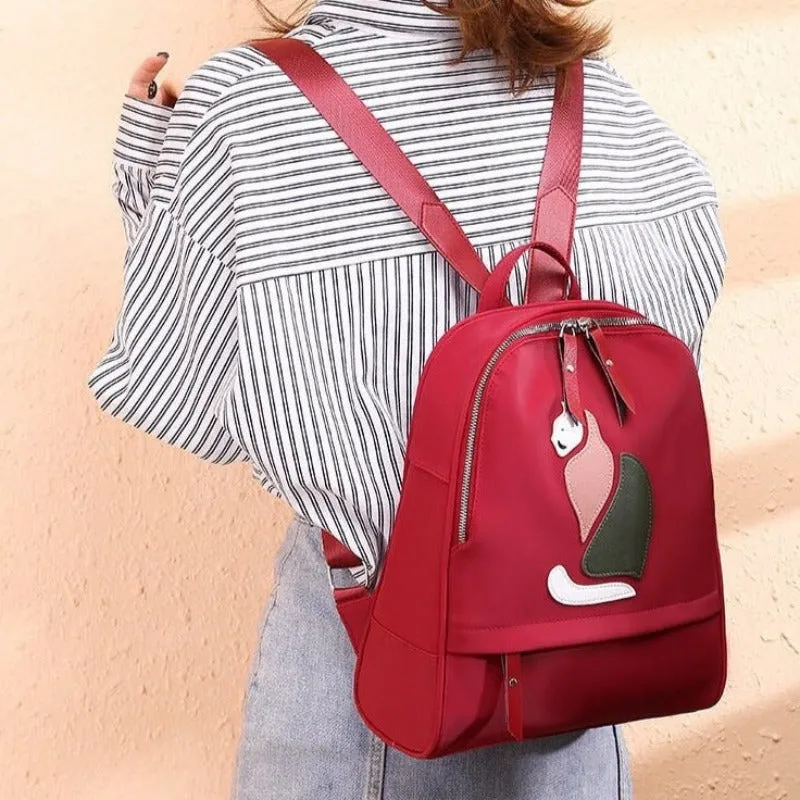 Cartoon Printing Casual School Bags For Girls