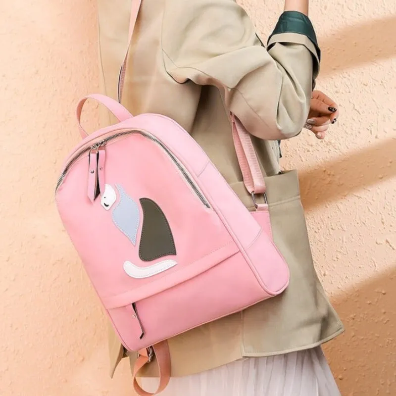 Cartoon Printing Casual School Bags For Girls