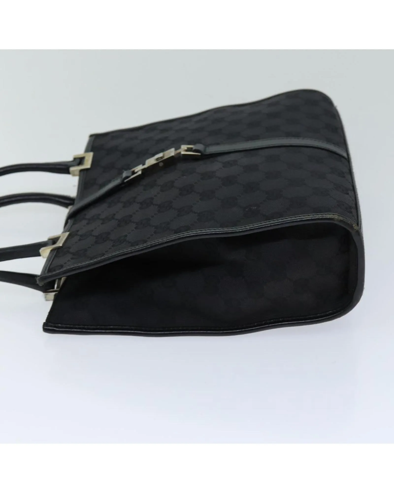 Classic GG Canvas Hand Bag in Black