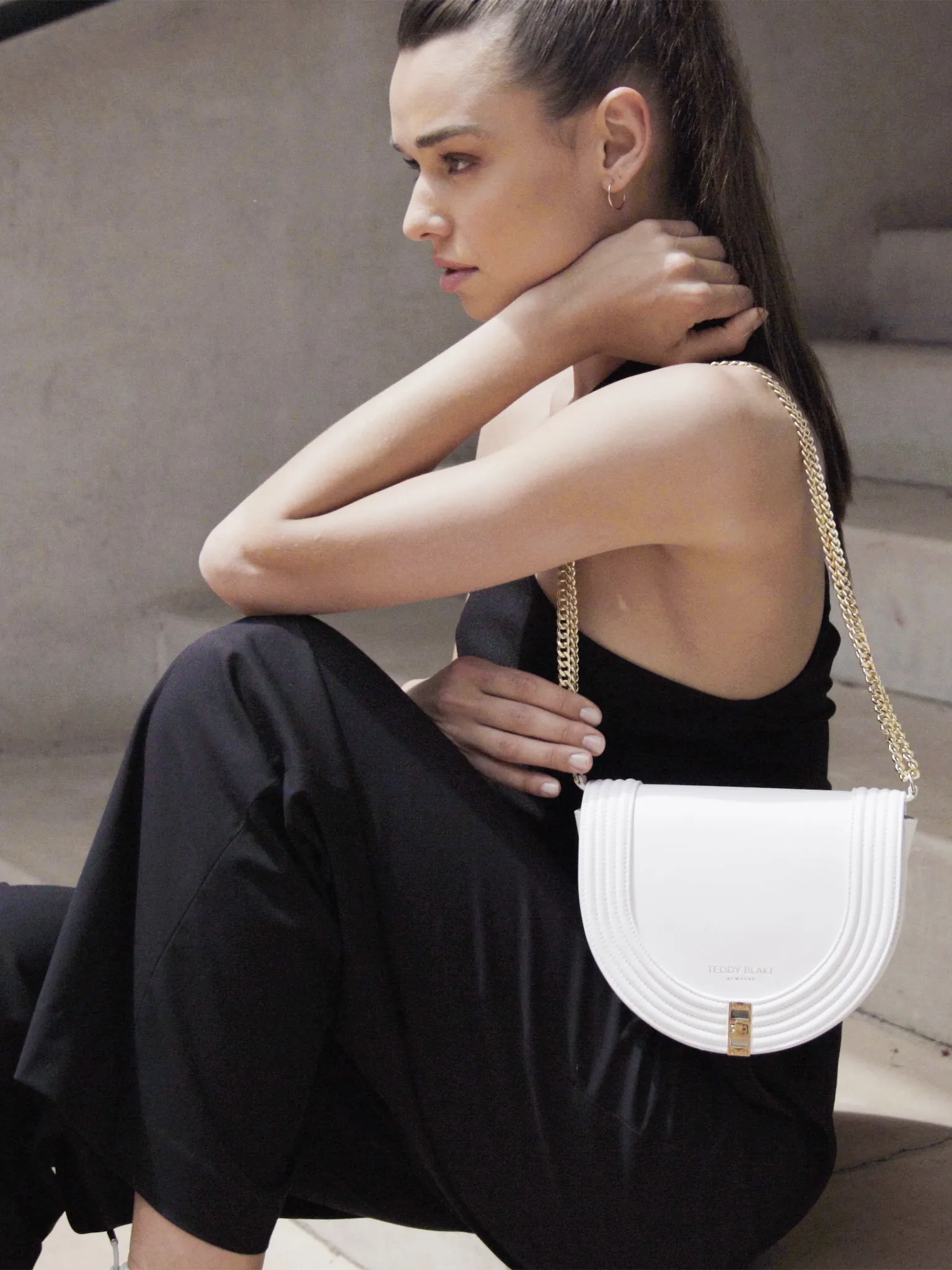 Cleo Vitello 8" - White