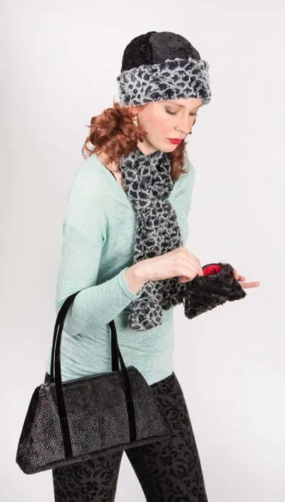 Coin Purse & Cosmetic Bag - Luxury Faux Fur in Birch (Only Cosmetic Bags Left!)