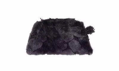 Coin Purse & Cosmetic Bag - Luxury Faux Fur in Dream (Limited Availability)