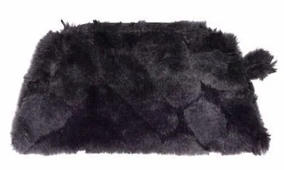 Coin Purse & Cosmetic Bag - Luxury Faux Fur in Dream (Limited Availability)