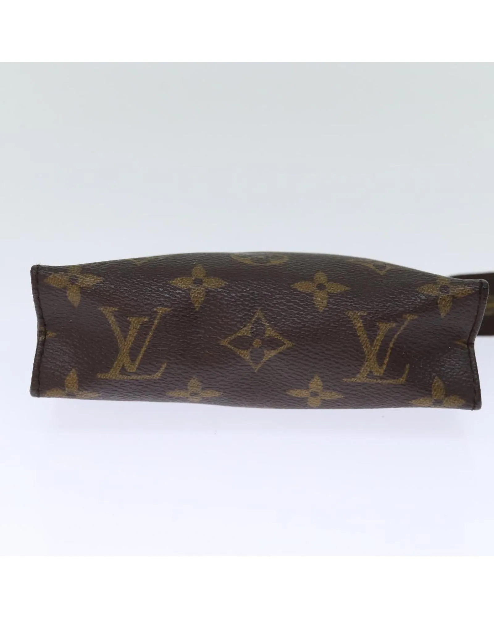 Compact Monogram Canvas Pouch with Accessory Storage