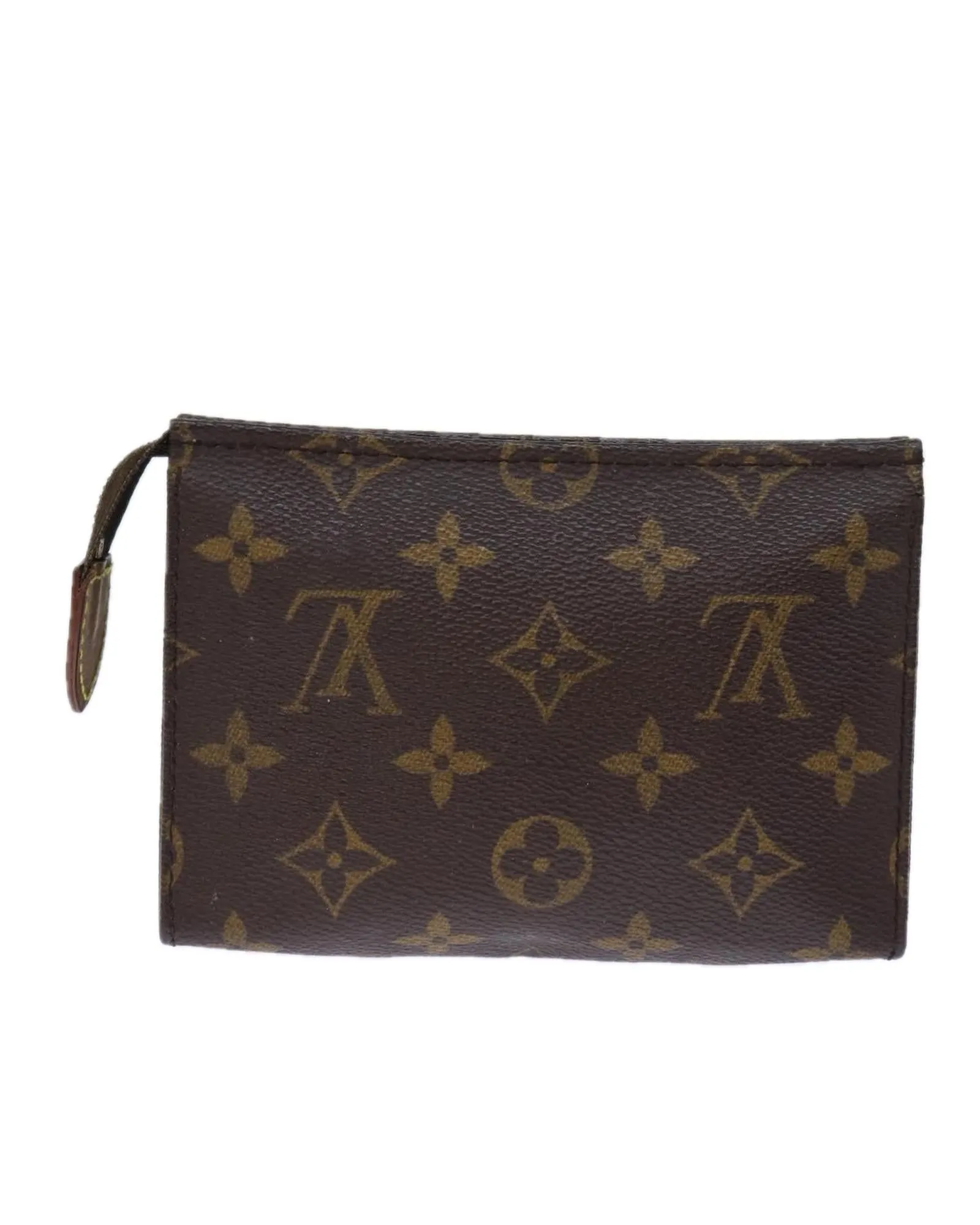 Compact Monogram Canvas Pouch with Accessory Storage