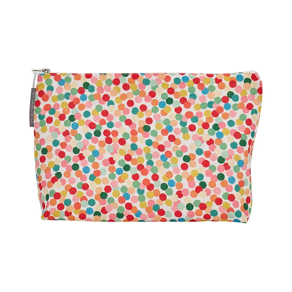 Cosmetic Bag - Linen - Large - Confetti