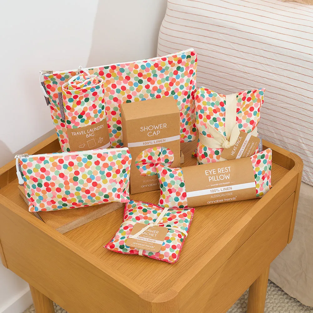 Cosmetic Bag - Linen - Large - Confetti