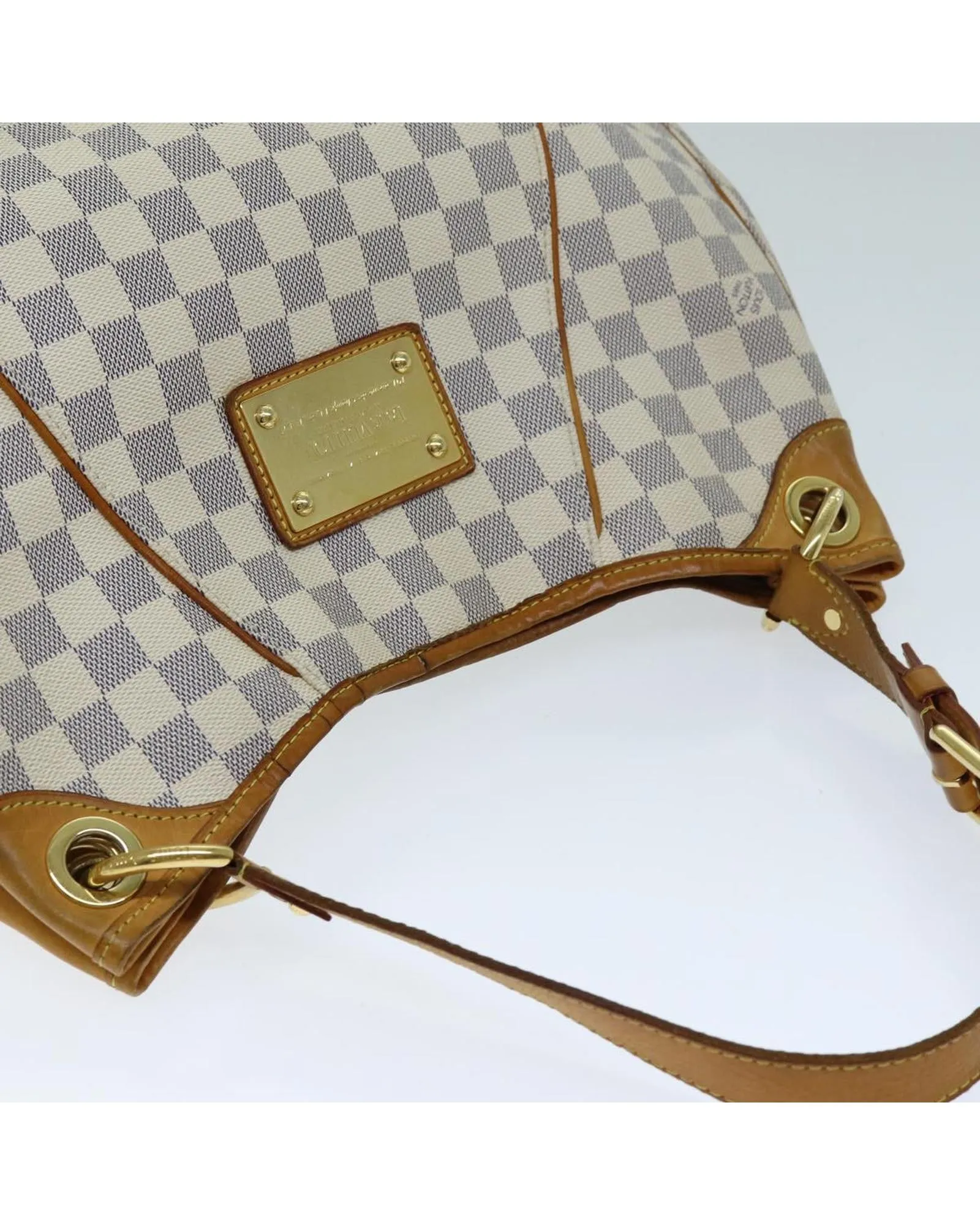 Damier Azur GM Shoulder Bag with Shoulder Drop