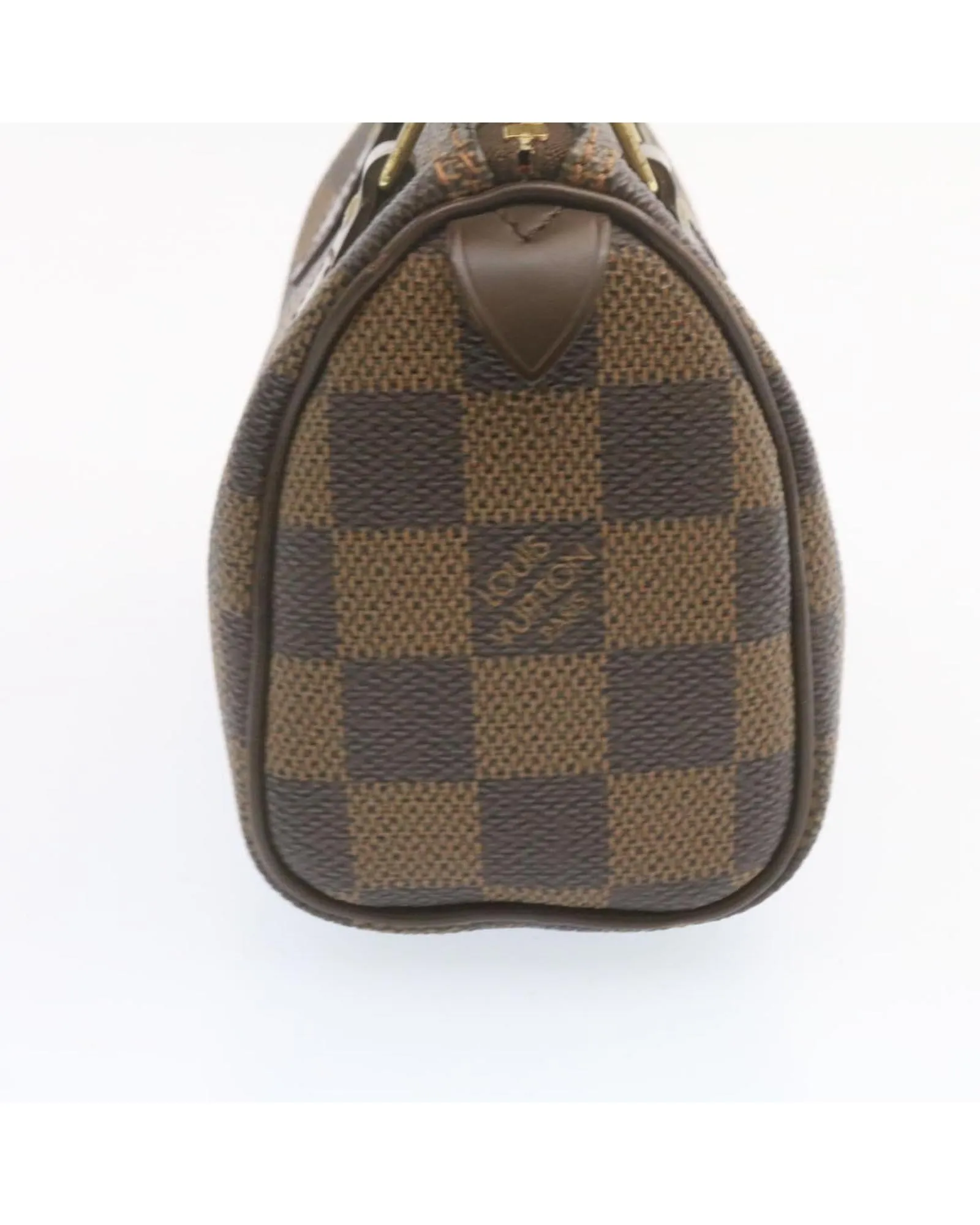 Damier Ebene Mini Speedy Hand Bag SP Order LV Auth