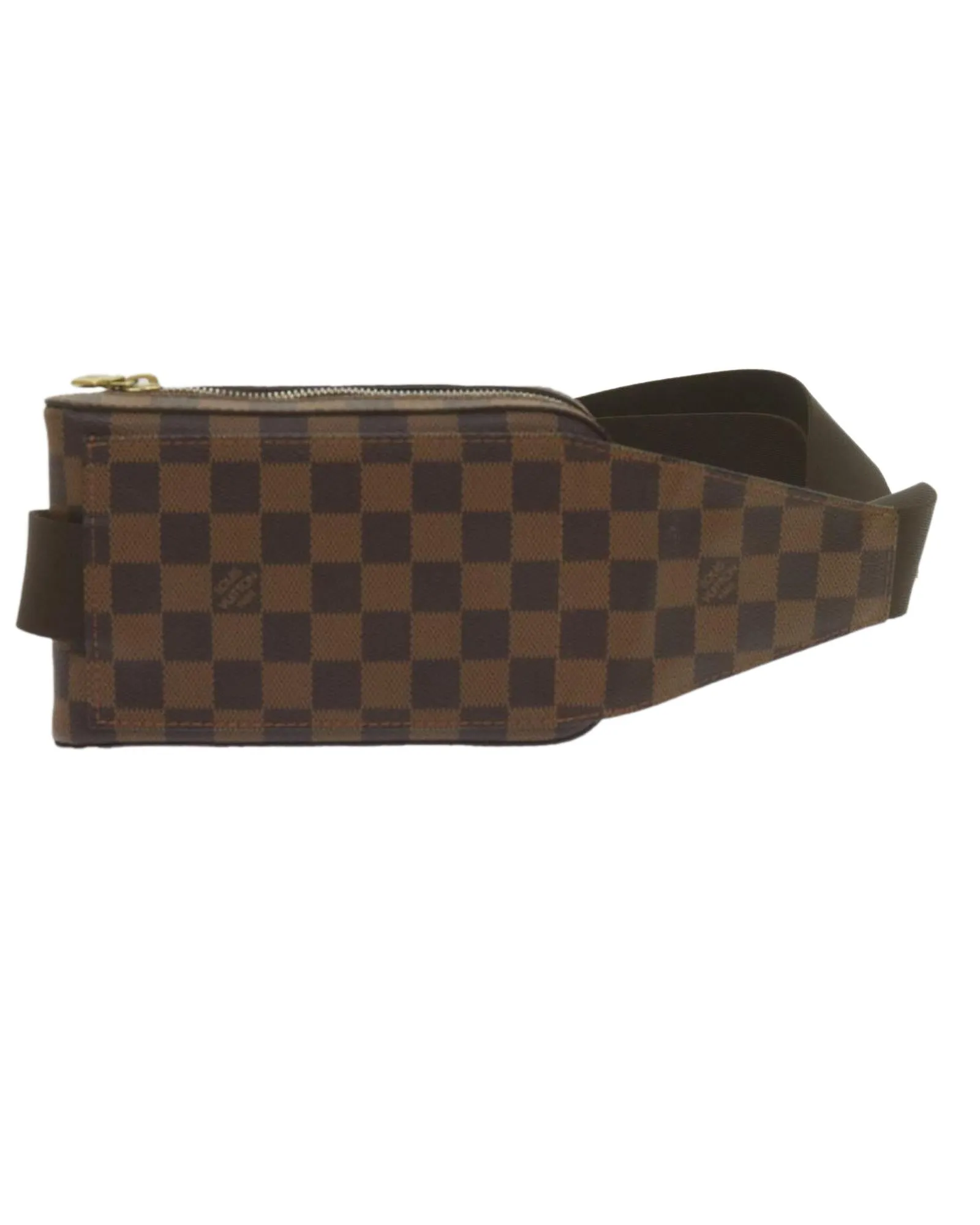 Damier Ebene Shoulder Bag with Dust Bag and Item Box
