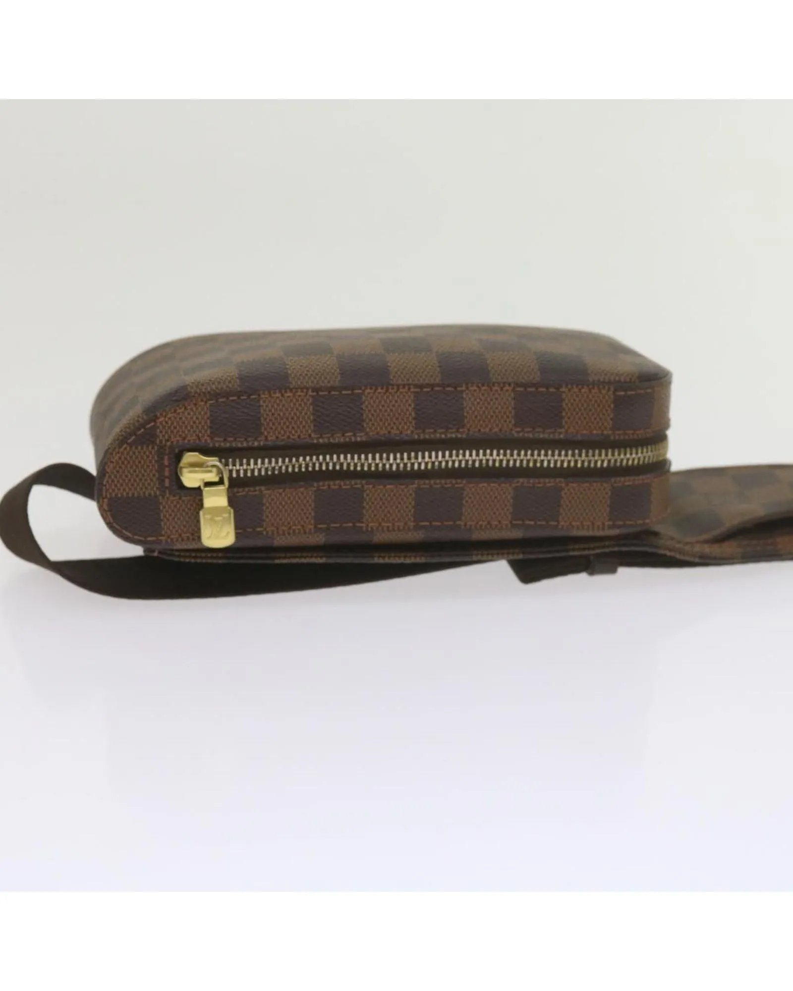 Damier Ebene Shoulder Bag with Dust Bag and Item Box