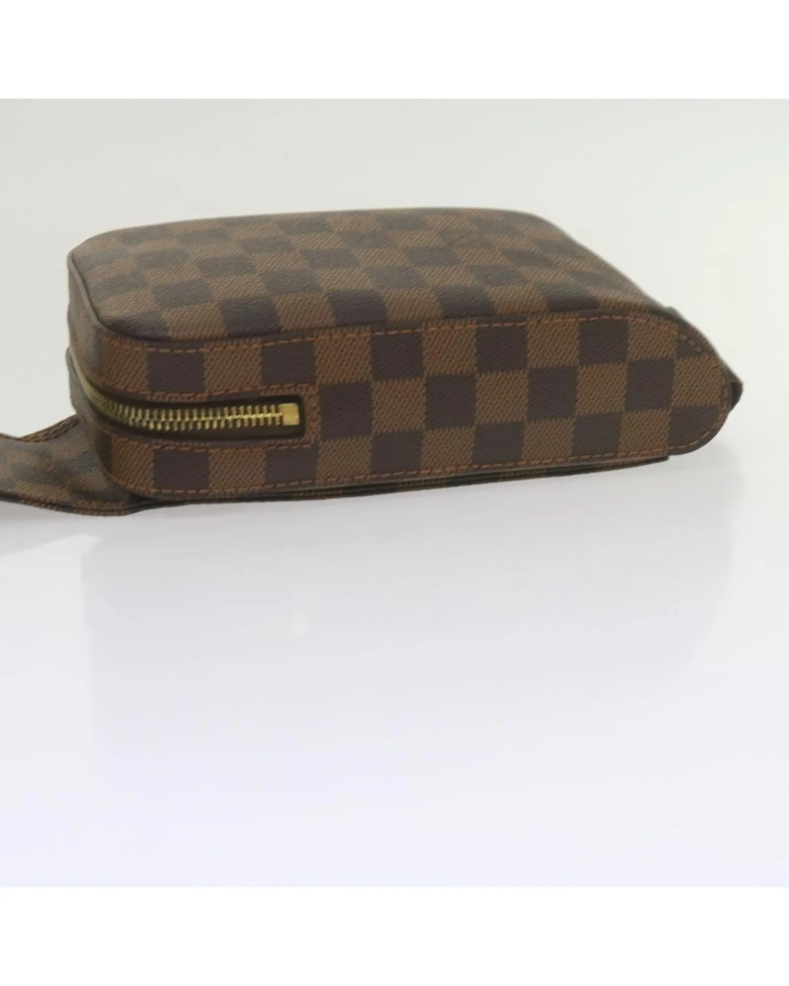 Damier Ebene Shoulder Bag with Dust Bag and Item Box