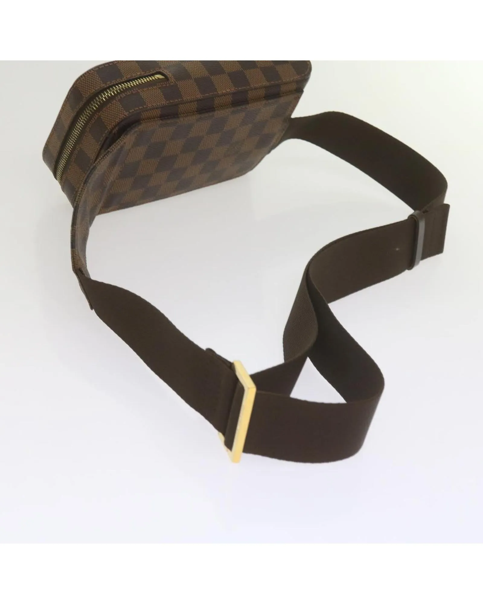 Damier Ebene Shoulder Bag with Dust Bag and Item Box