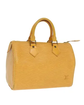 Epi Leather Hand Bag with Tassili Finish