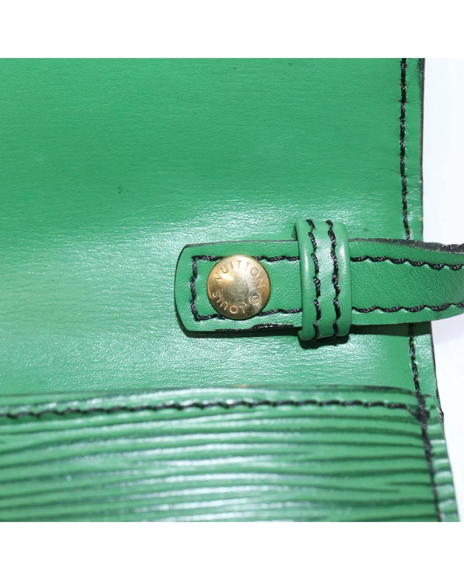 Epi Leather Pochette Arche Shoulder Bag with Strap