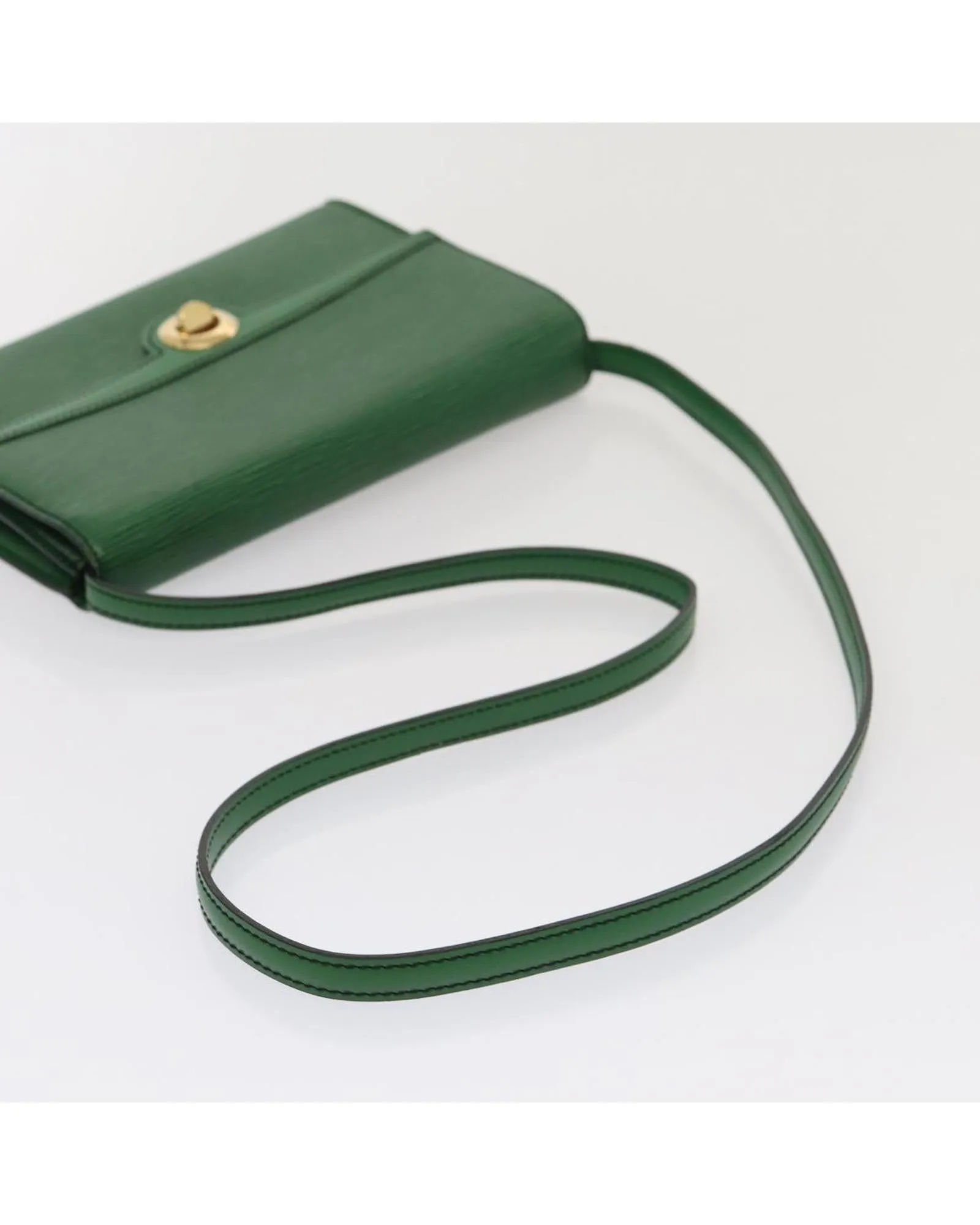 Epi Leather Pochette Arche Shoulder Bag with Strap