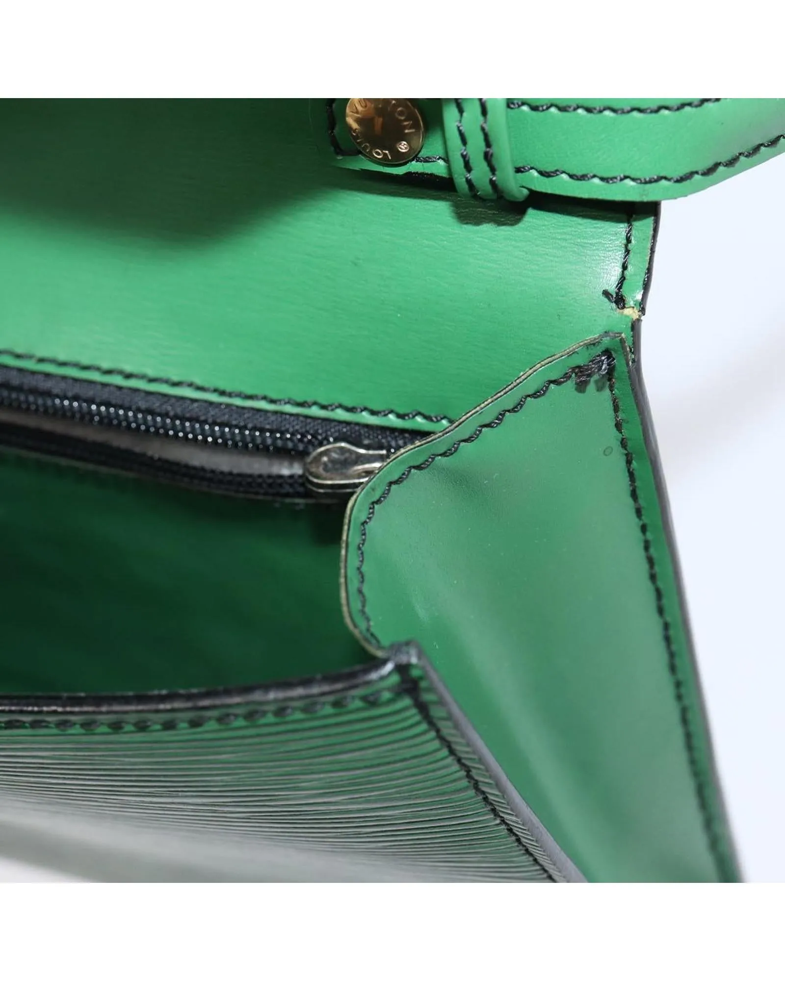 Epi Leather Pochette Arche Shoulder Bag with Strap