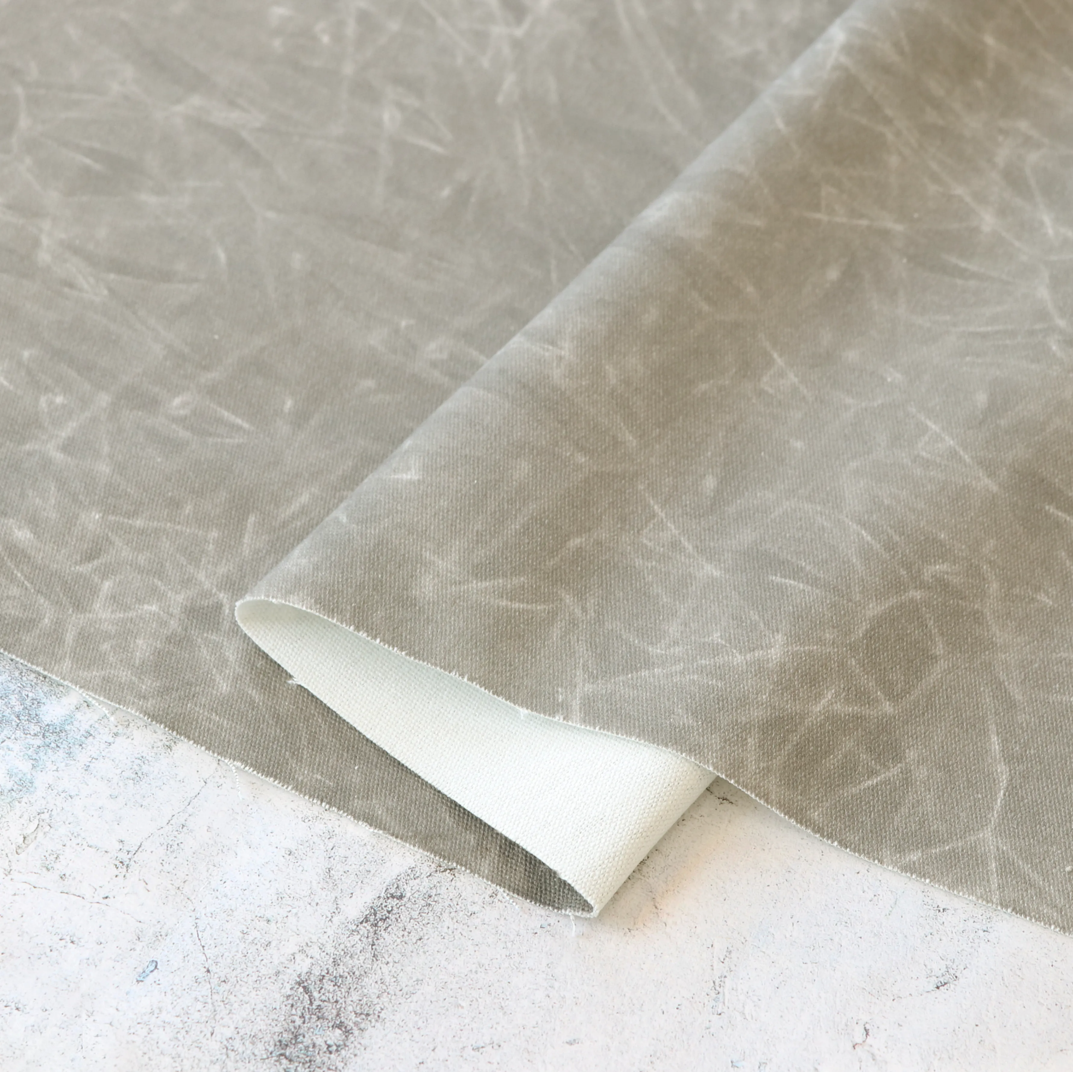 Field Tan Faux Waxed Duck Canvas 15 Yard Bolt