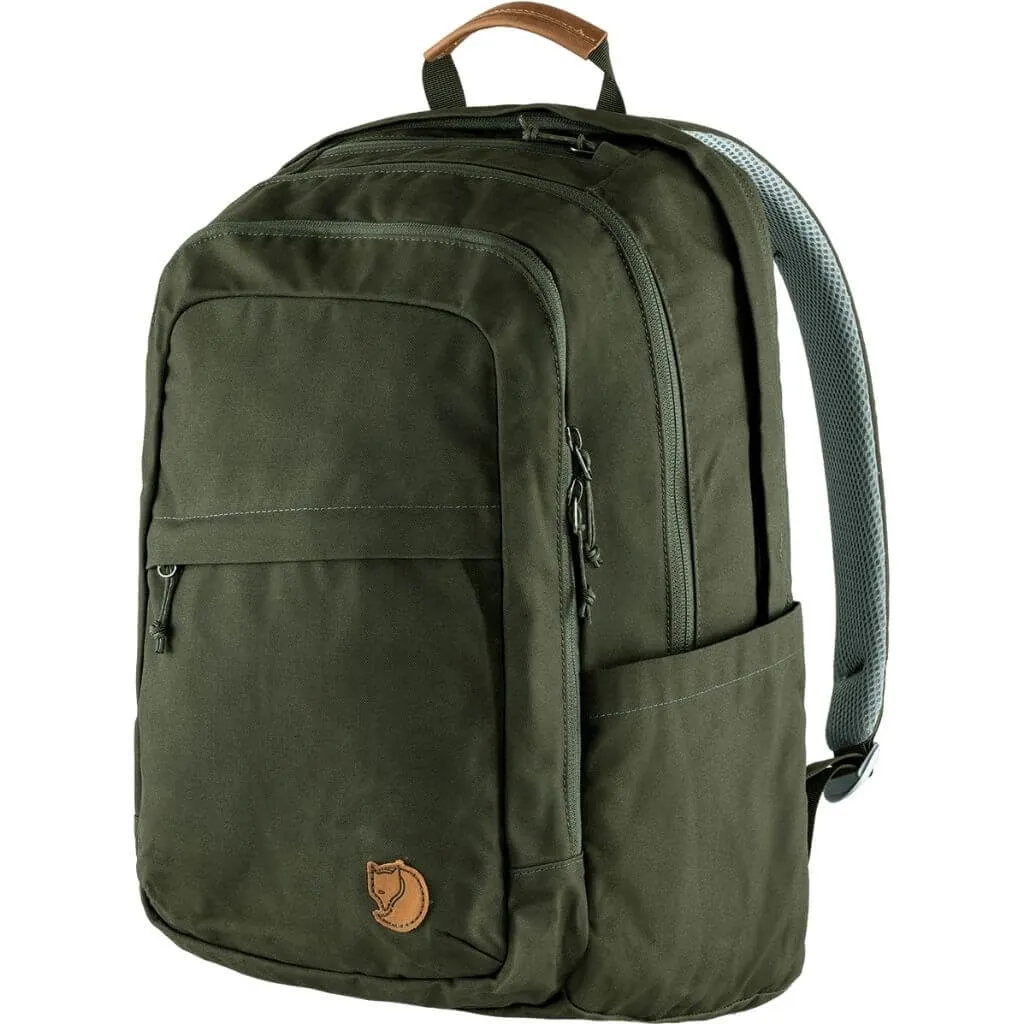 Fjallraven 15" Raven 28L Backpack - Dark Olive