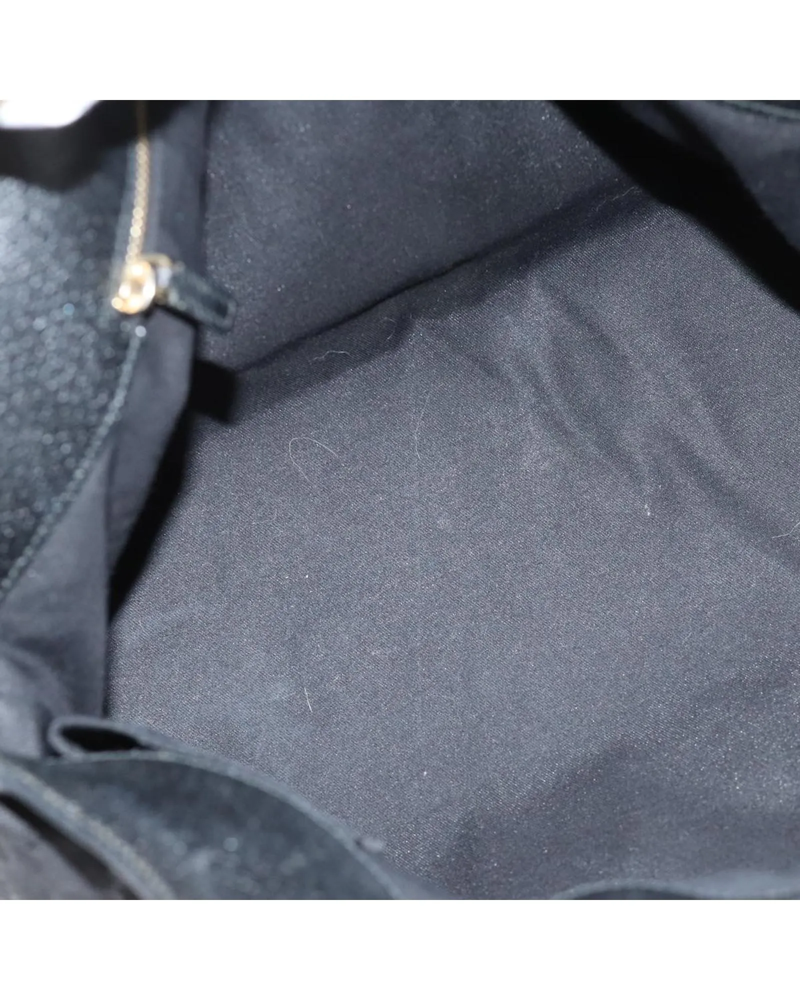 GG Canvas Black Hand Bag with Bamboo Handle