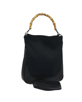 GG Canvas Hand Bag with Bamboo Handle