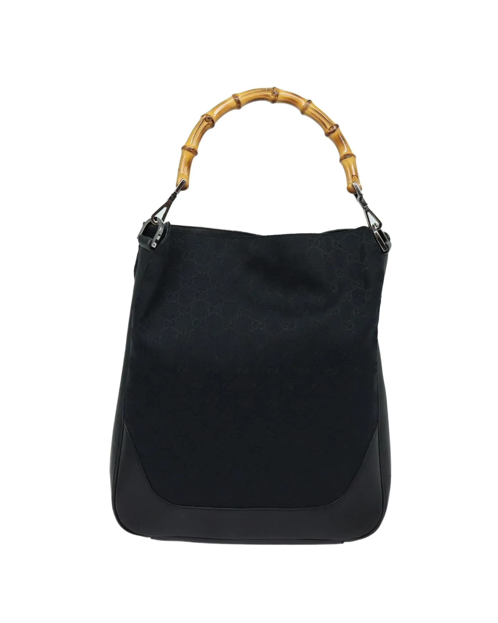 GG Canvas Hand Bag with Bamboo Handle