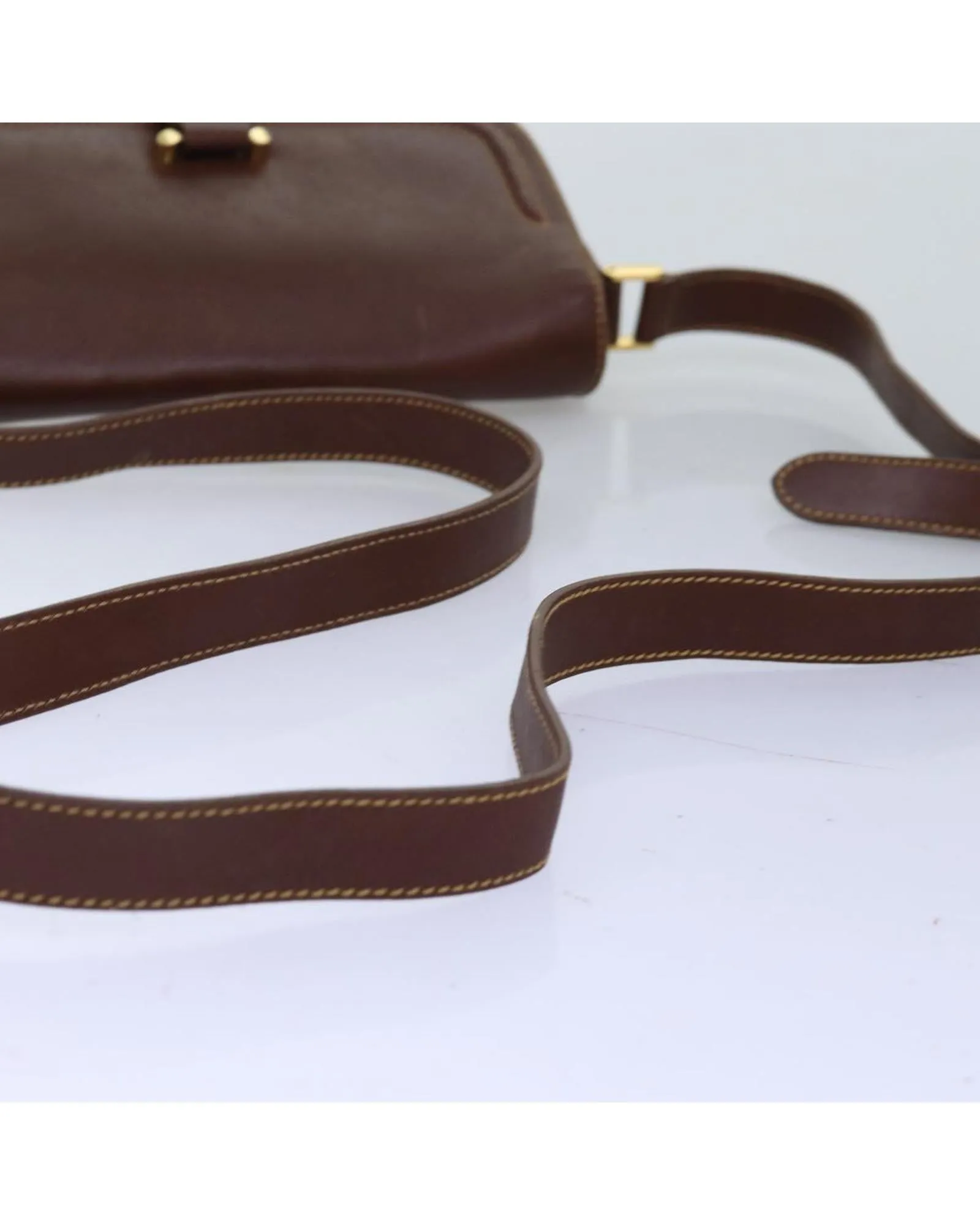 GG Canvas Shoulder Bag with Shoulder Strap - Brown