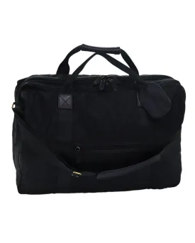 GG Canvas Travel Case Boston Bag with Name Tag