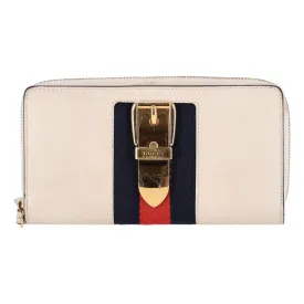 Gucci Sylvie Web Stripe Leather Wallet