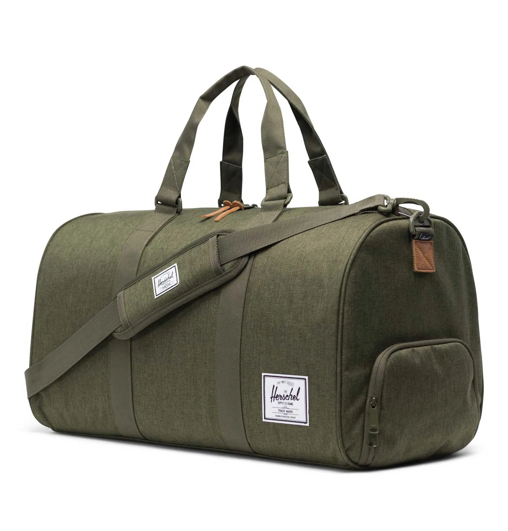 Herschel Novel Duffle Bag – Olive Crosshatch