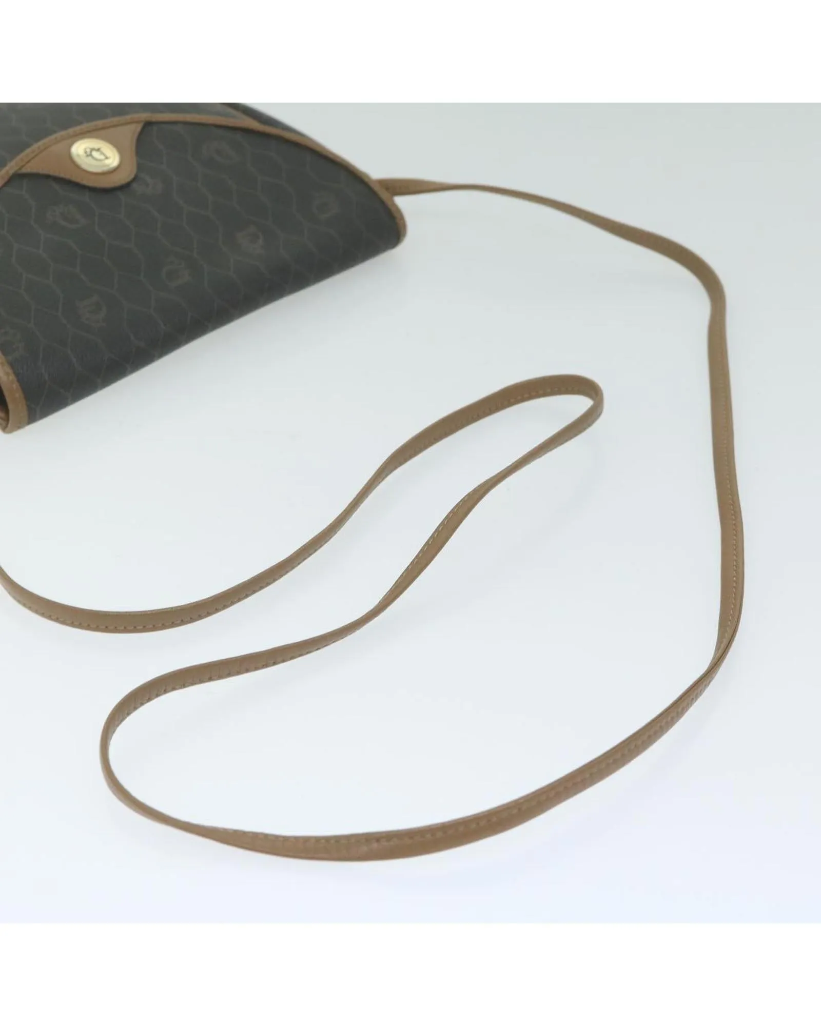 Honeycomb Canvas PVC Leather Shoulder Bag