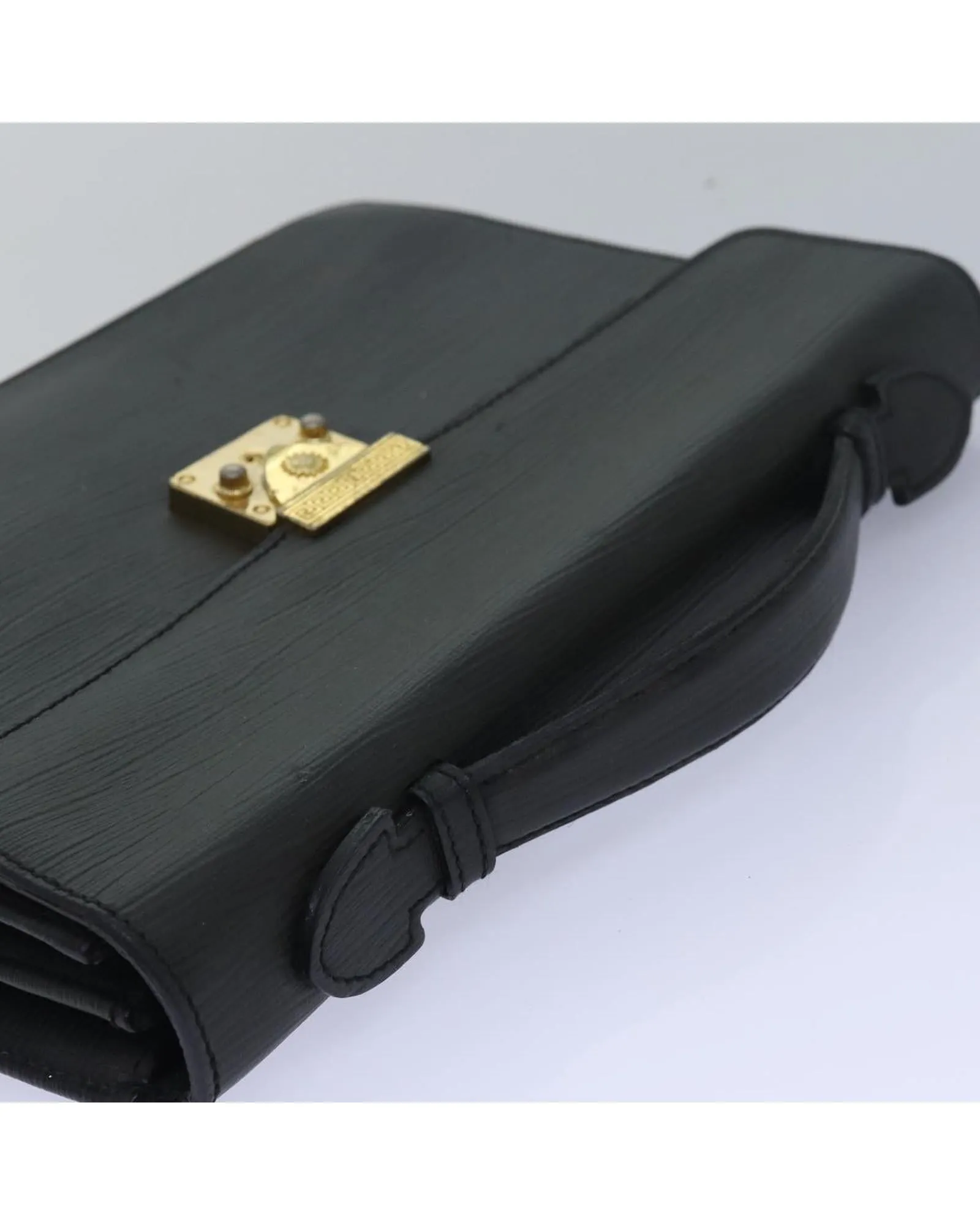 Leather Hand Bag with Key Accessory and Handle Drop