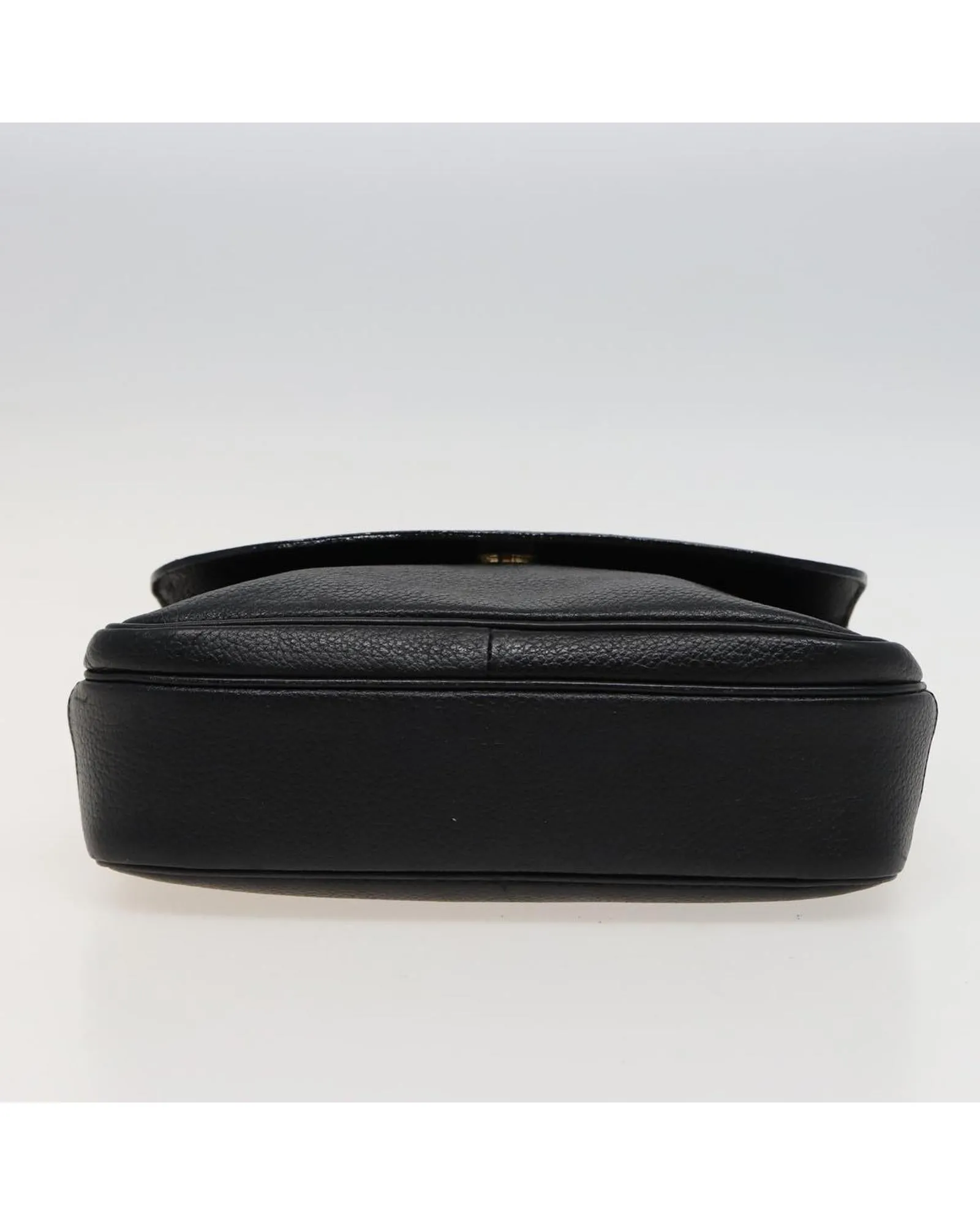 Leather Shoulder Bag with Adjustable Strap and Additional Holes