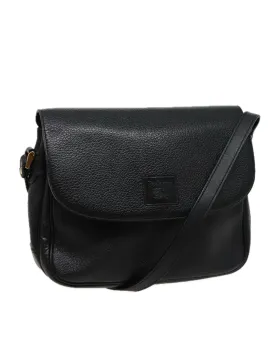 Leather Shoulder Bag with Adjustable Strap and Additional Holes