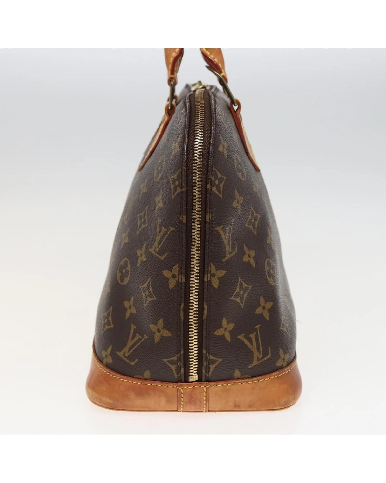 Monogram Canvas Alma Hand Bag with Top Handle