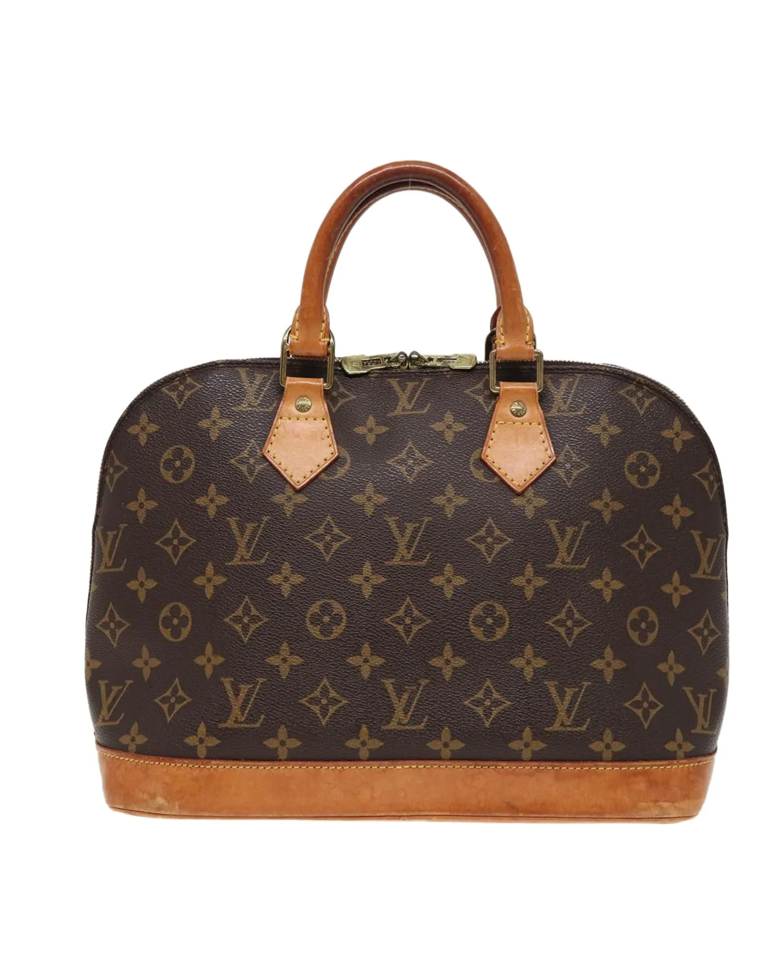 Monogram Canvas Alma Hand Bag with Top Handle