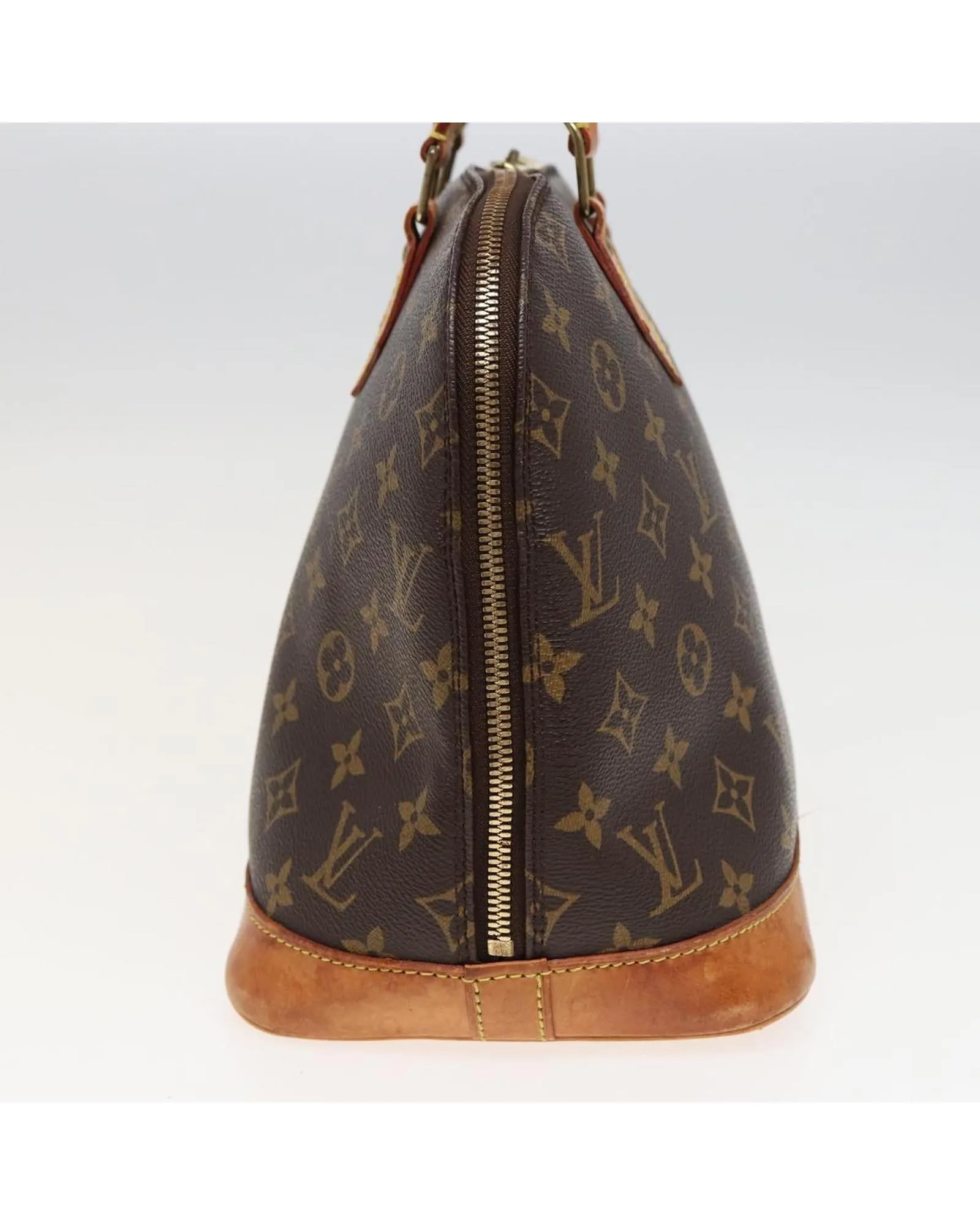 Monogram Canvas Alma Hand Bag with Top Handle